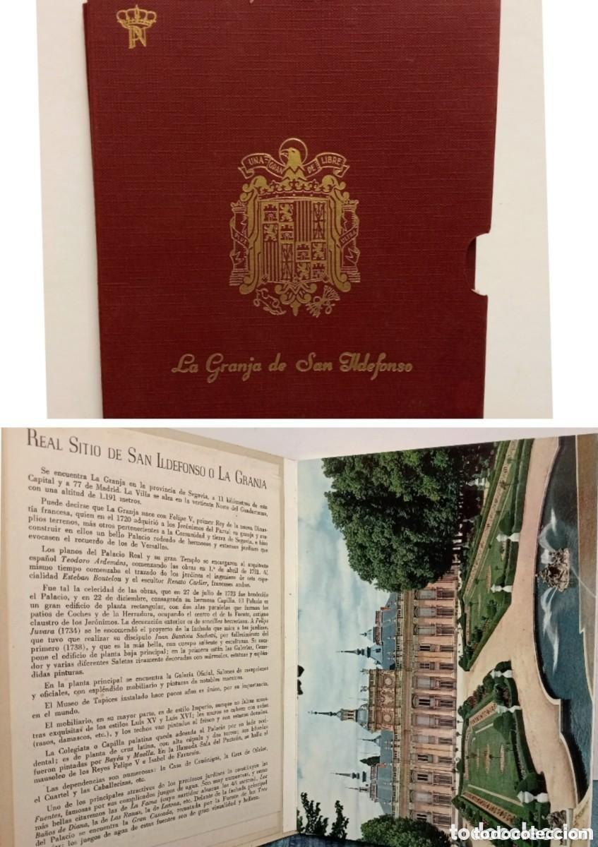 Collectable Albums: REAL SITIO DE SAN ILDEFONSO O LA GRANJA. EDITORIAL PATRIMONIO NACIONAL. &Aacute;LBUM CON 9 VISTAS POSTALES