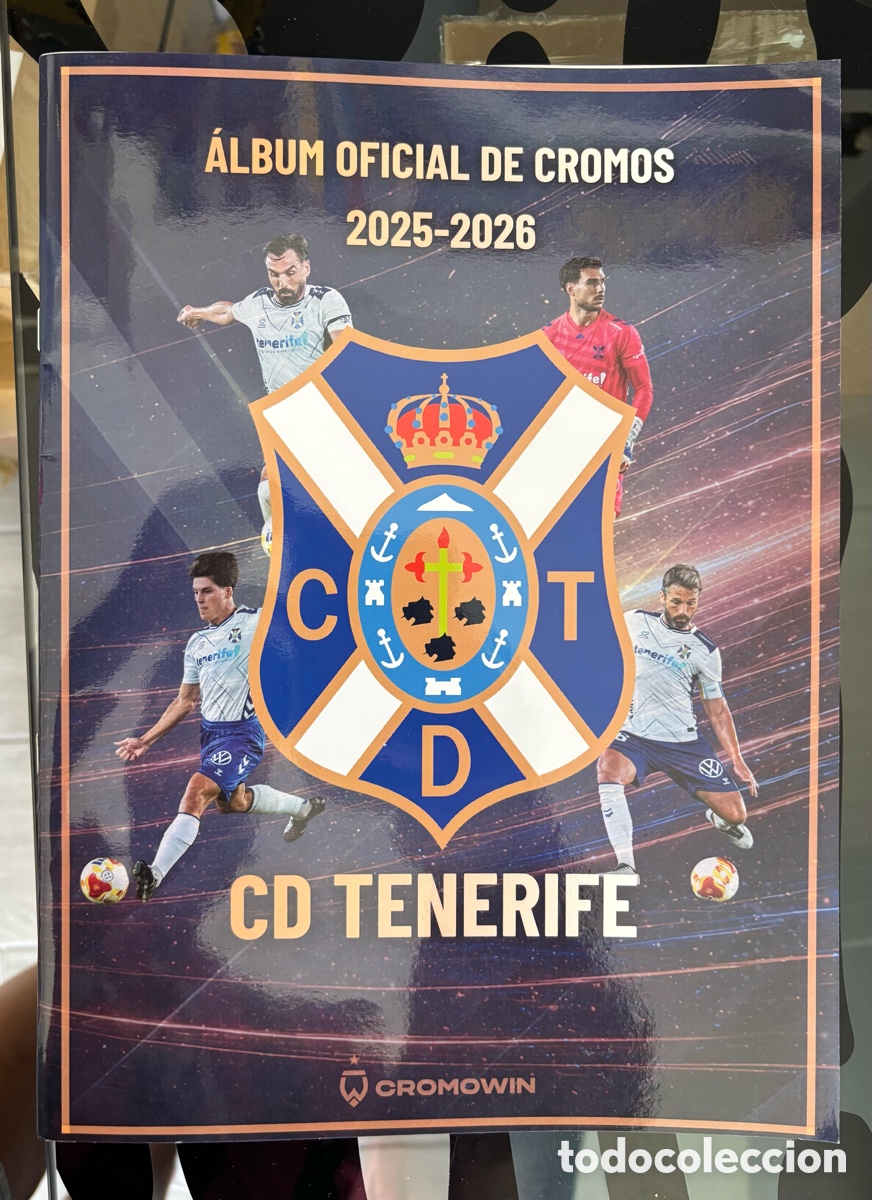 Coleccionismo &aacute;lbum: &Aacute;lbum Oficial Cromos CD Tenerife 25 26 cromowin
