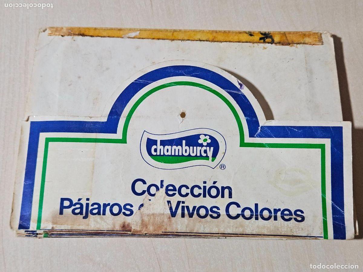 Coleccionismo &aacute;lbum: &Aacute;lbum de cromos p&aacute;jaros de vivos colores - Chamburcy . COMPLETO