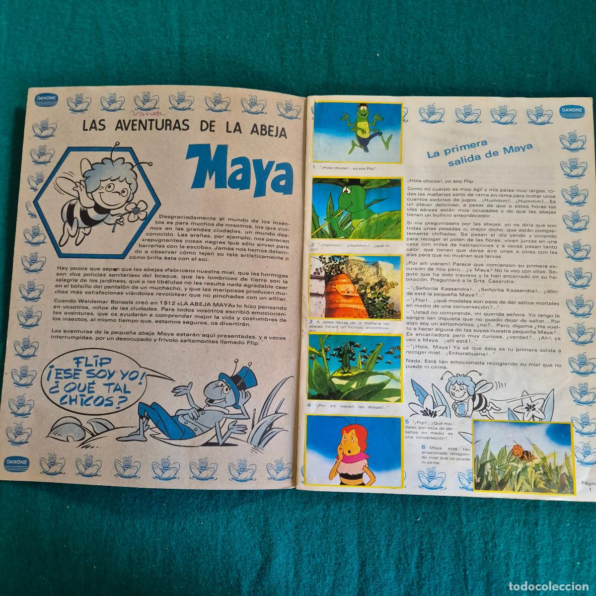 Coleccionismo &aacute;lbum: LAS AVENTURAS DE LA ABEJA MAYA DANONE - Foto 2