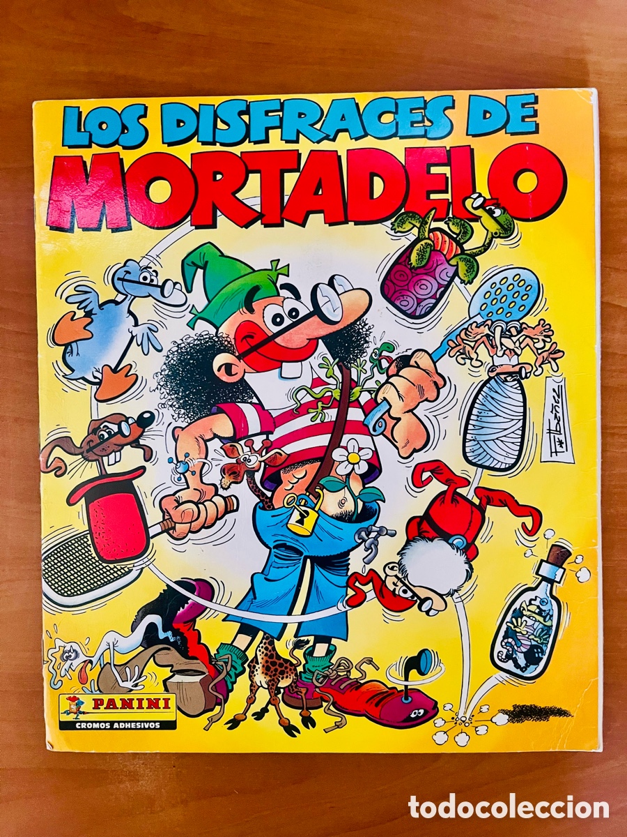 Collezionismo &Aacute;lbum: &Aacute;LBUM LOS DISFRACES DE MORTADELO, COMPLETO, (EDITORIAL PANINI), EXCELENTE!!!