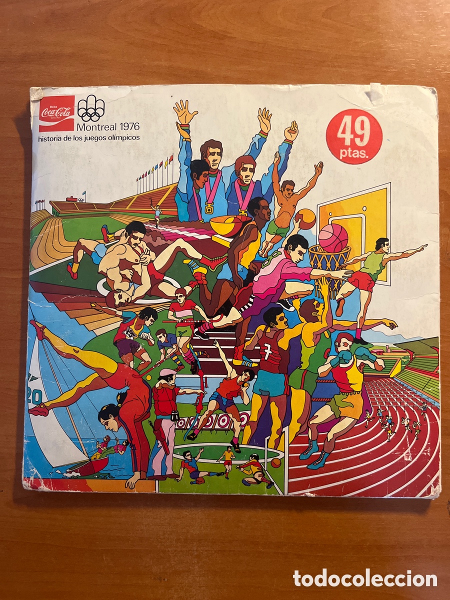 Collectionnisme Album: &Aacute;LBUM HISTORIA DE LOS JUEGOS OL&Iacute;MPICOS, COMPLETO, (MONTREAL COCACOLA)