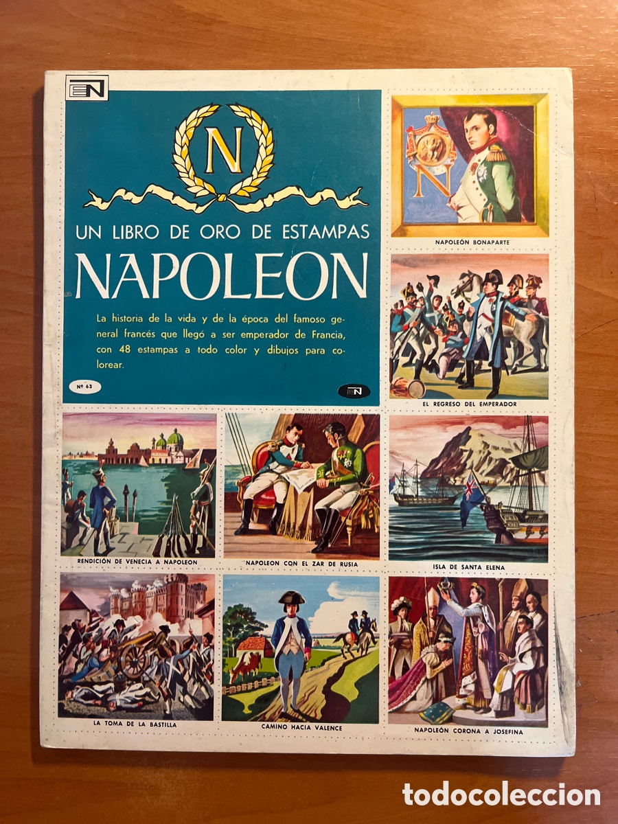Collezionismo &Aacute;lbum: &Aacute;LBUM NAPOLE&Oacute;N, COMPLETO CROMOS SIN PEGAR, (EDITORIAL NOVARO)