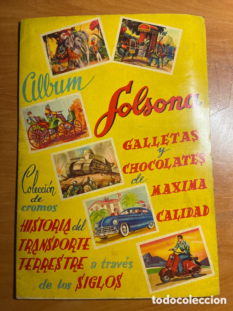 Sammeln Sammelalbum: &Aacute;LBUM HISTORIA DEL TRANSPORTE TERRESTRE A TRAV&Eacute;S DE LOS SIGLOS, COMPLETO, (EDITADO POR FHER),