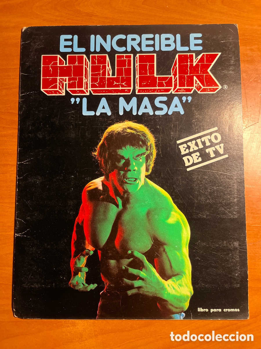 Sammeln Sammelalbum: &Aacute;LBUM EL INCRE&Iacute;BLE HULK &ldquo;LA MASA&rdquo;, 180 CROMOS COMPLETO, (EDITORIAL FHER)