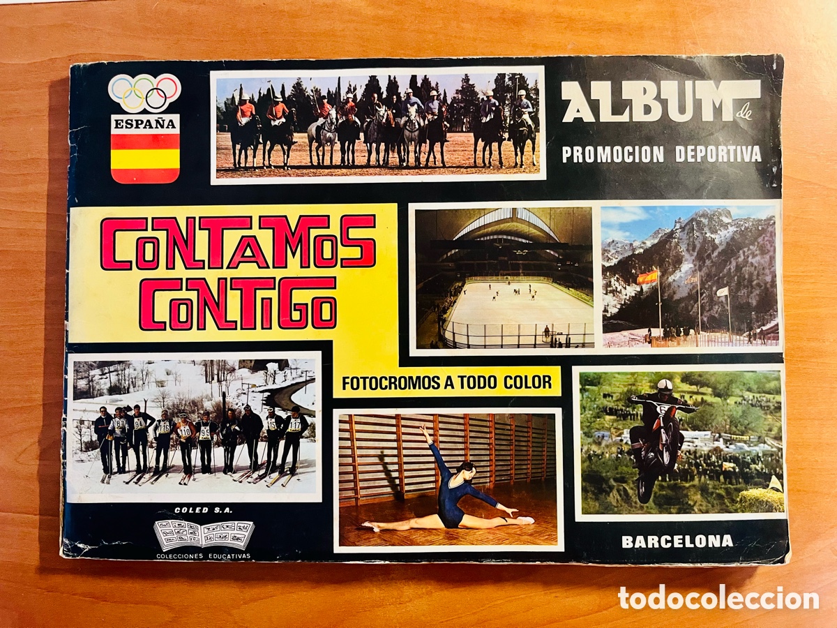 Collectable Albums: &Aacute;LBUM CONTAMOS CONTIGO, 310 CROMOS COMPLETO, (EDITORIAL COLED)