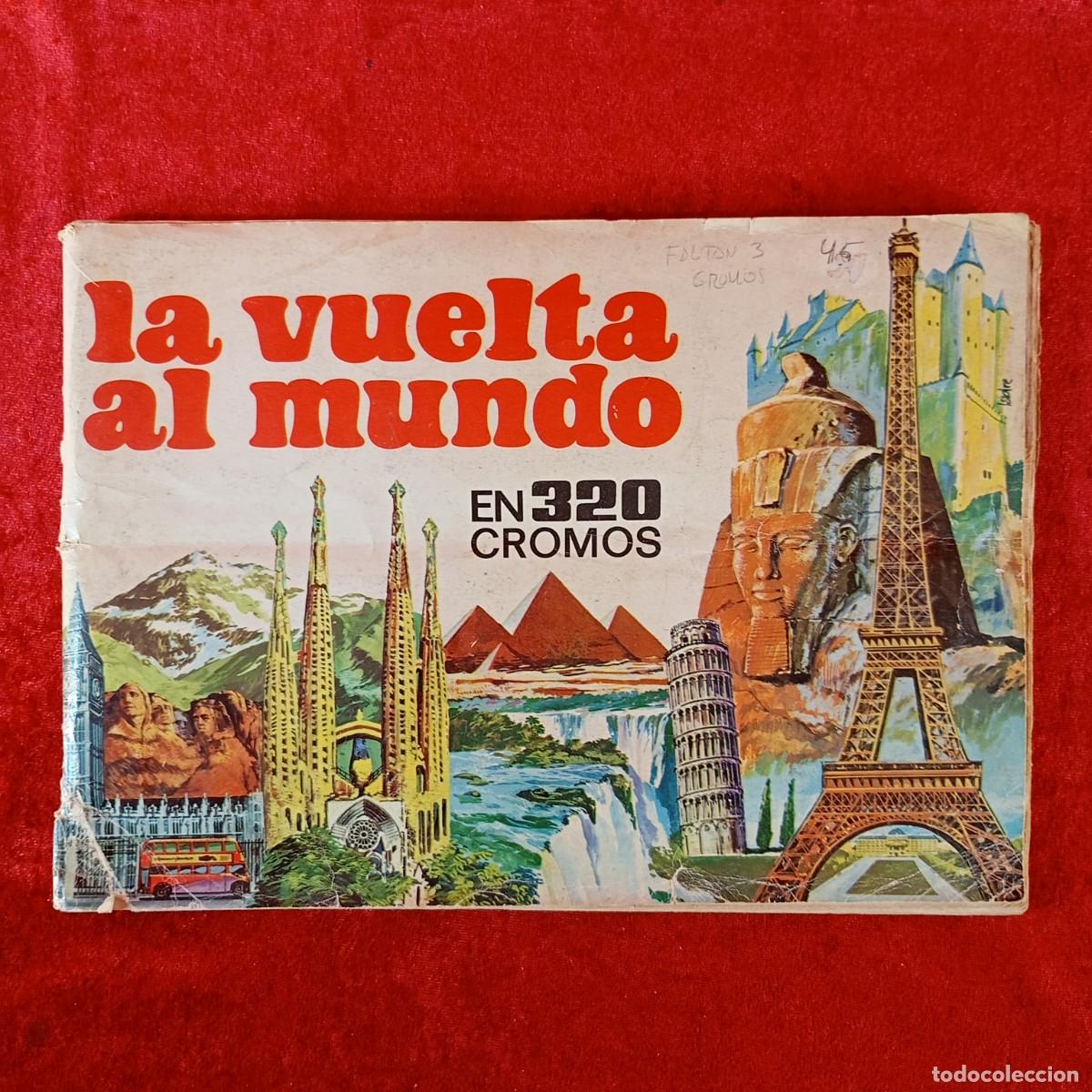 Coleccionismo &aacute;lbum: LA VUELTA AL MUNDO EN 320 CROMOS - EDITORIAL BRUGUERA - ALBUM DE CROMOS COMPLETO / 528