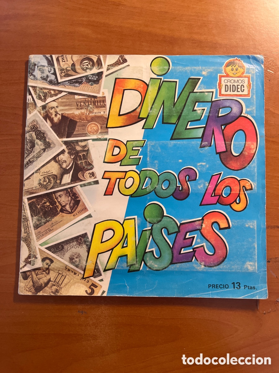 Collectable Albums: &Aacute;LBUM DINERO DE TODOS LOS PA&Iacute;SES, 148 CROMOS COMPLETO, (EDITA DIFUSORA DE CULTURA)