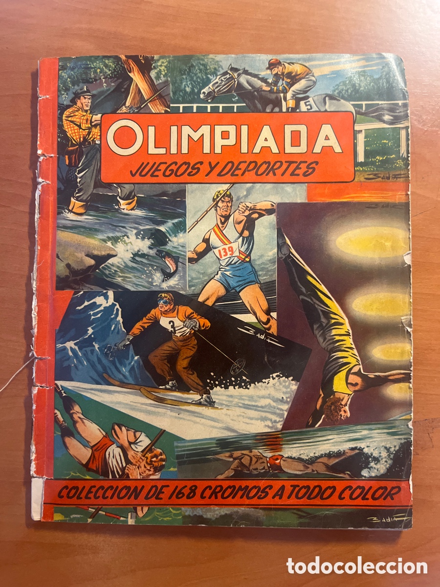 Coleccionismo &aacute;lbum: &Aacute;LBUM OLIMPIADA JUEGOS Y DEPORTES, 168 CROMOS COMPLETO, (EDITORIAL RUIZ ROMERO)
