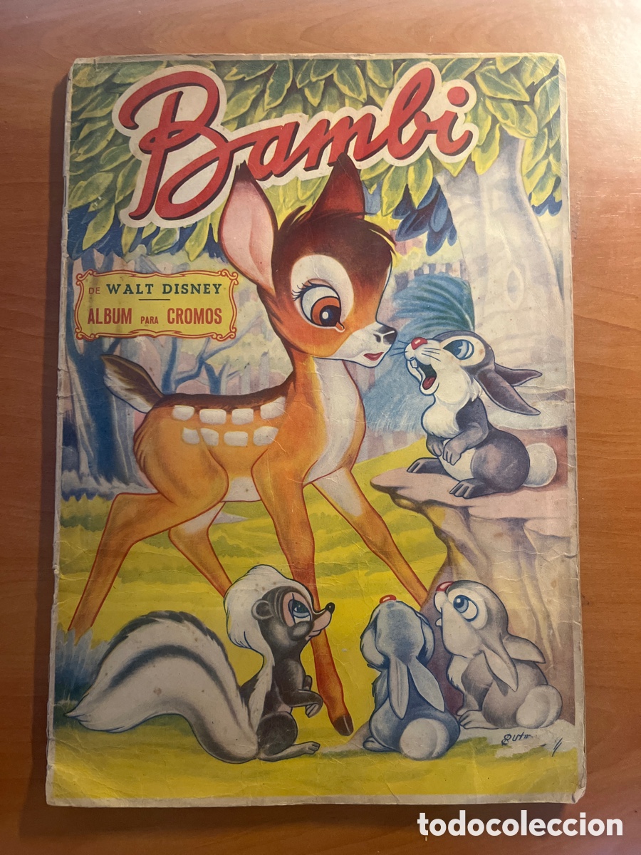 Coleccionismo &aacute;lbum: &Aacute;LBUM BAMBI, 220 CROMOS COMPLETO, (EDITORIAL FHER)