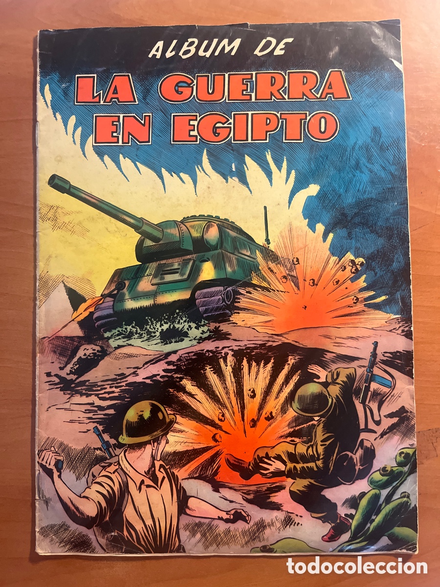 Collectionnisme Album: &Aacute;LBUM LA GUERRA EN EGIPTO, 48 CROMOS COMPLETO, (EDITORIAL FERMA)