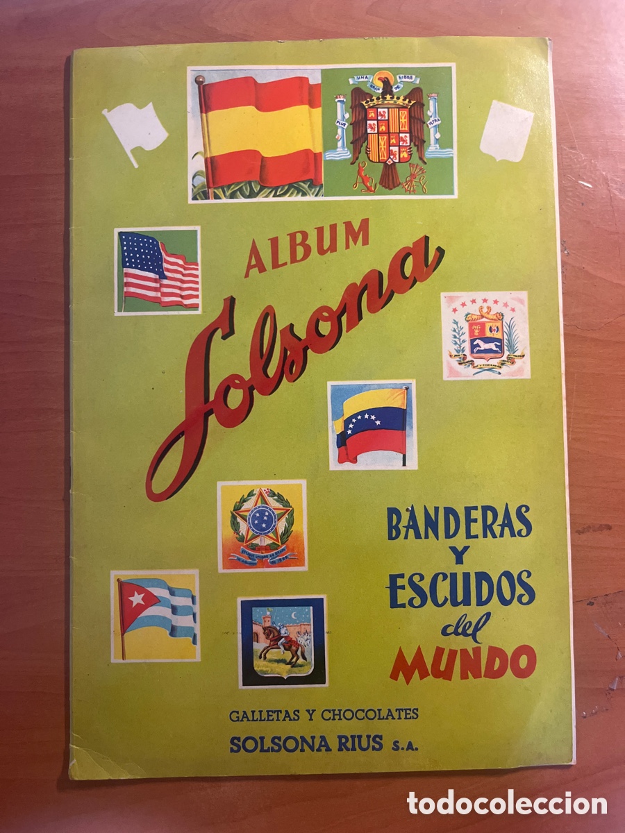 Collectionnisme Album: &Aacute;LBUM SOLSONA BANDERAS Y ESCUDOS DEL MUNDO, COMPLETO, (SOLSONA RIUS)