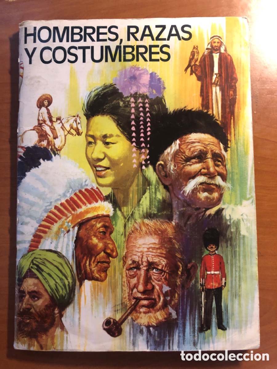 Coleccionismo &aacute;lbum: &Aacute;LBUM HOMBRES RAZAS Y COSTUMBRES, 295 CROMOS COMPLETO, (RUIZ ROMERO)