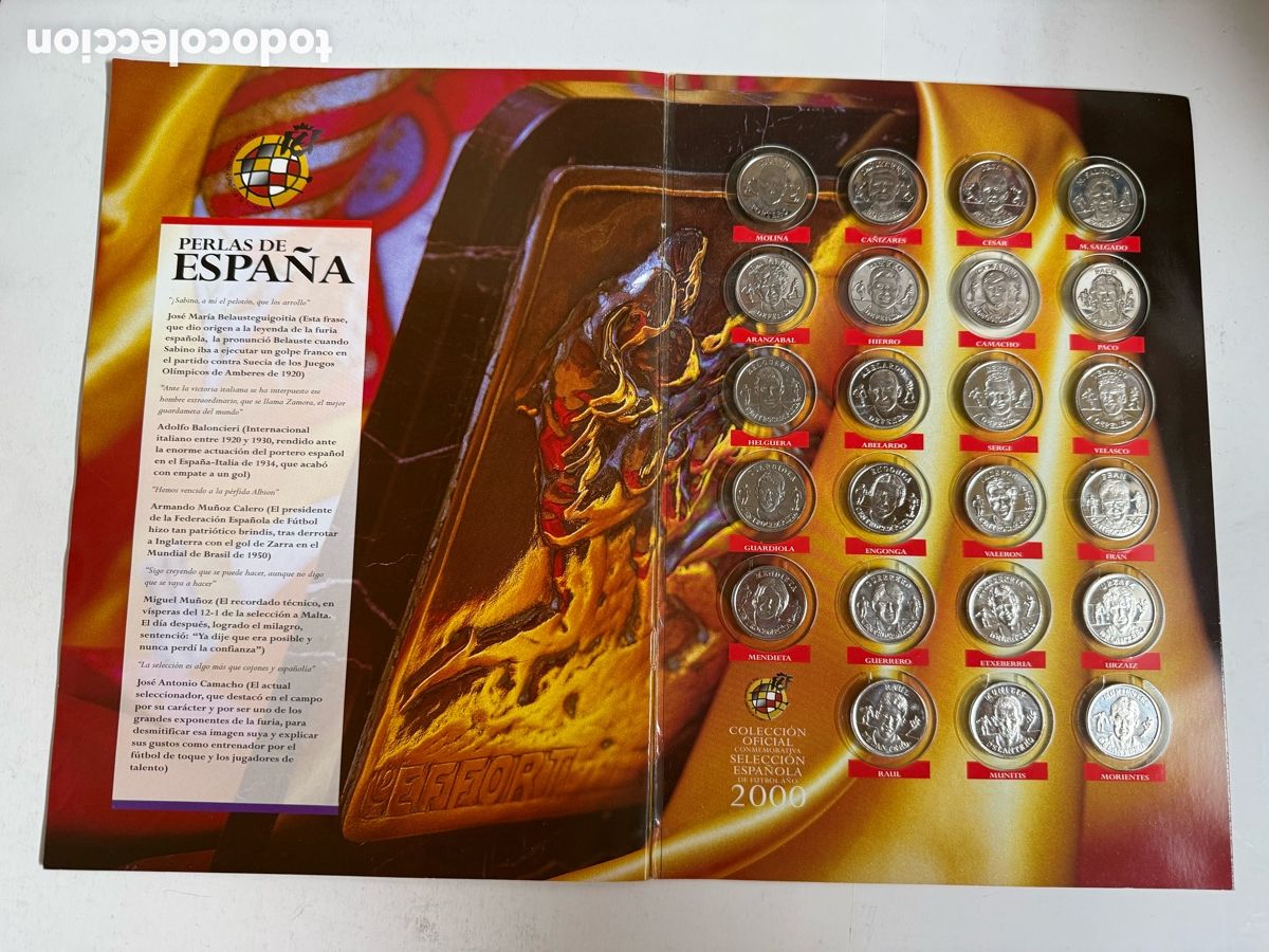 Sammeln Sammelalbum: ALBUN COLECCION OFICIAL CONMEMORATIVA SELECCION ESPA&Ntilde;OLA DE FUTBOL COMPLETOA&Ntilde;O 2000,(#)