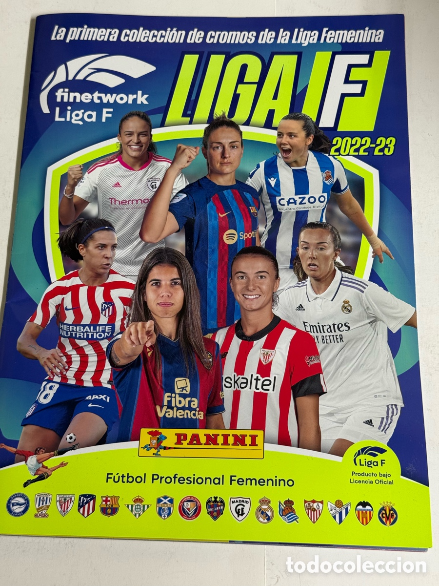 Coleccionismo &aacute;lbum: ALBUN DE CROMOS LIGA F 2022-23--1&ordf; COLECCION DE CROMOS LIGA FEMENINA DE PANINI,COMPLETO(#)