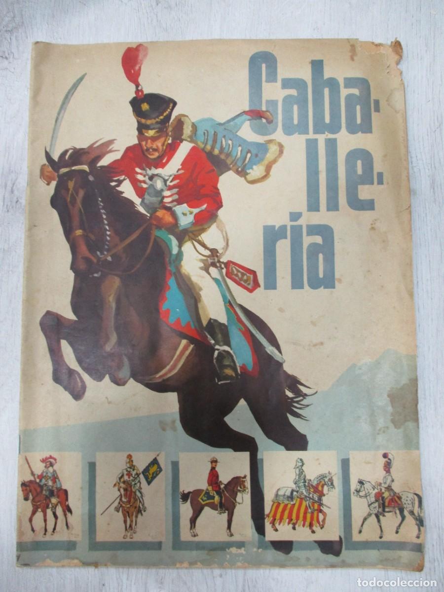Colecionismo Caderneta: ALBUM DE CROMOS ORIGINAL DE EPOCA Y COMPLETO - CABALLERIA - 1965 - RUIZ ROMERO