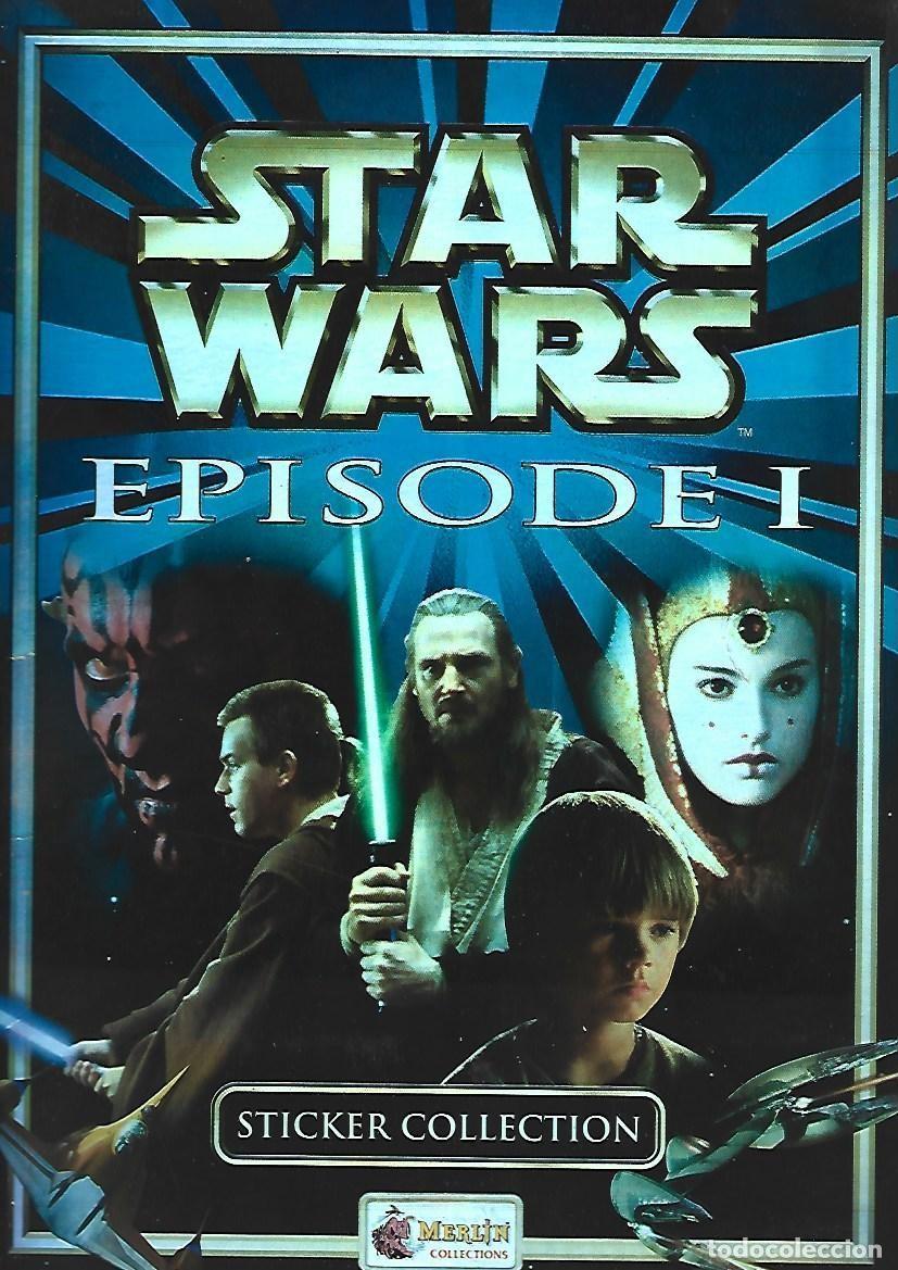 Coleccionismo &aacute;lbum: Star Wars: Episode I, &aacute;lbum completo, Merlin, muy buen estado. Caja DA