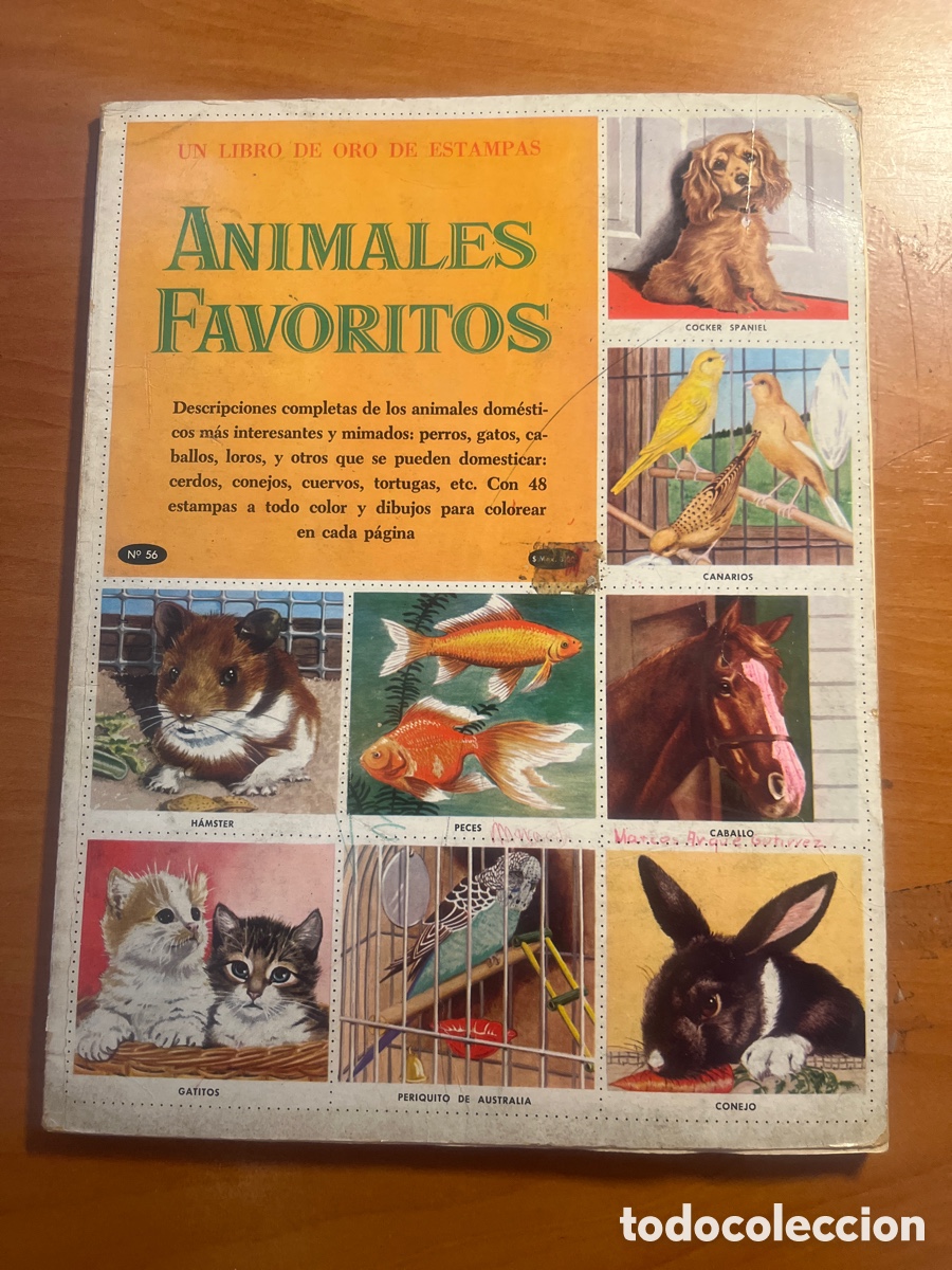 Coleccionismo &aacute;lbum: &Aacute;LBUM ANIMALES FAVORITOS, COMPLETO, (EDITORIAL NOVARO)
