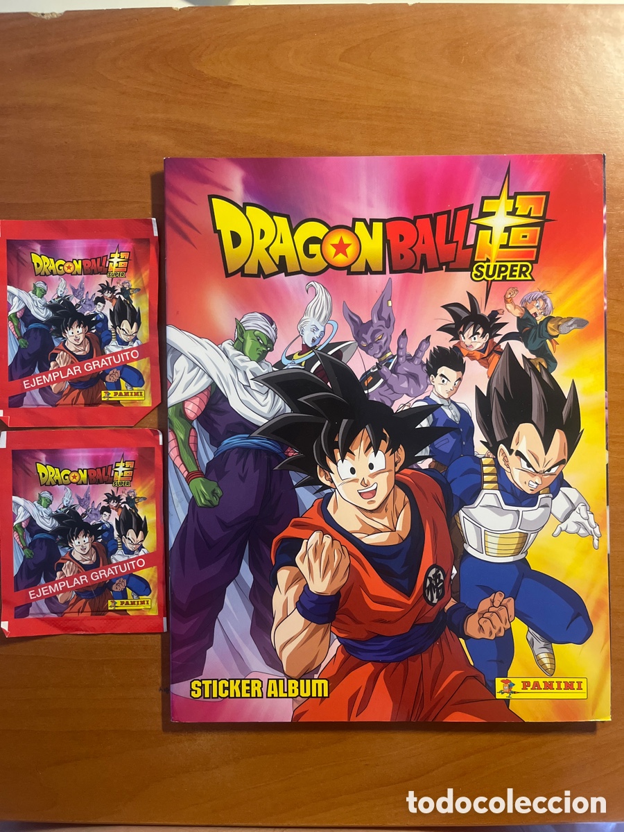 Coleccionismo &aacute;lbum: &Aacute;LBUM DRAGON BALL SUPER, VAC&Iacute;O M&Aacute;S DOS SOBRES SIN ABRIR, (EDITA PANINI)