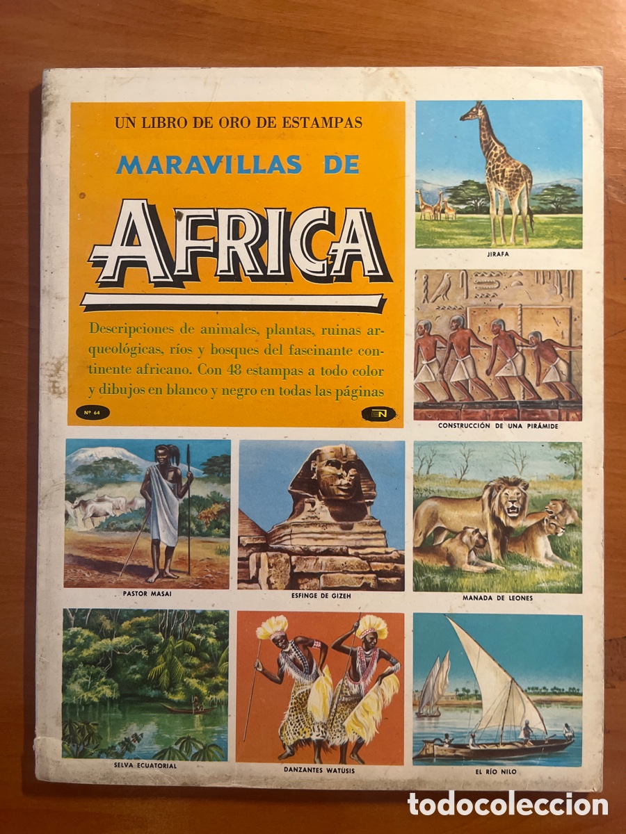 Coleccionismo &aacute;lbum: &Aacute;LBUM LAS MARAVILLAS DE &Aacute;FRICA, SIN PEGAR COMPLETO, (EDITORIAL NOVARO)
