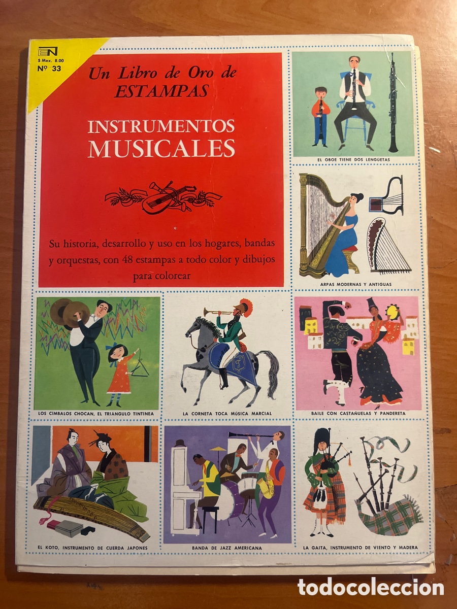 Coleccionismo &aacute;lbum: &Aacute;LBUM INSTRUMENTOS MUSICALES, COMPLETO, (EDITORIAL NOVARO)