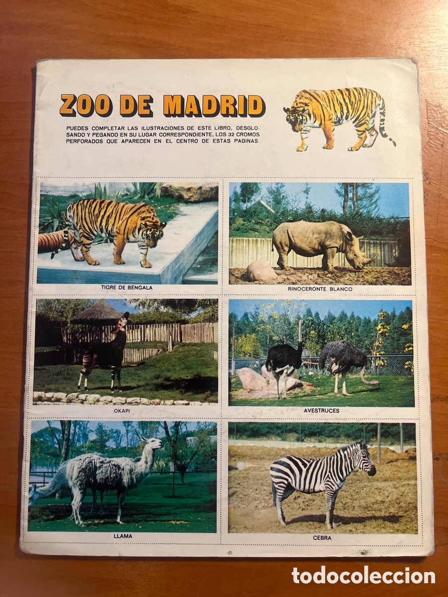 Coleccionismo &aacute;lbum: &Aacute;LBUM ZOO DE MADRID, COMPLETO, (SUSAETA EDICIONES)