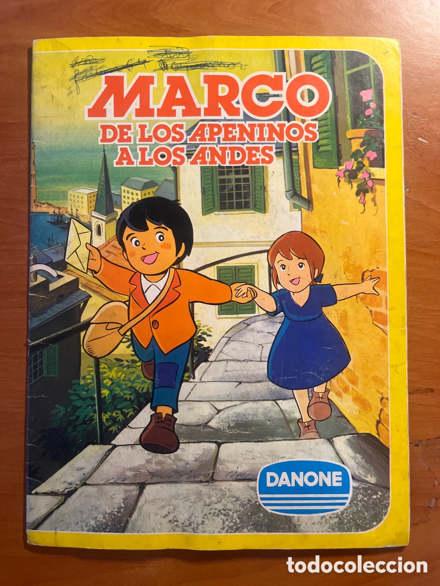 Coleccionismo &aacute;lbum: &Aacute;LBUM MARCO DE LOS APENINOS A LOS ANDES, COMPLETO, (EDITA DANONE)