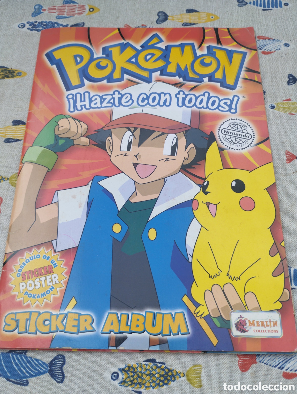 Coleccionismo &aacute;lbum: Pok&eacute;mon sticker album Merlin collections nintendo completo