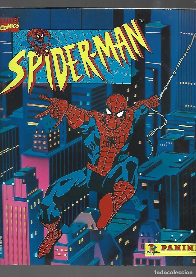 Coleccionismo &aacute;lbum: Spider-Man, &aacute;lbum completo, 1995, Panini, muy buen estado, con poster. Caja DA
