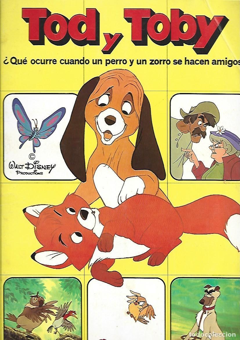 Coleccionismo &aacute;lbum: Tod y Toby, 1981, &aacute;lbum completo, Panini, buen estado. Caja DA