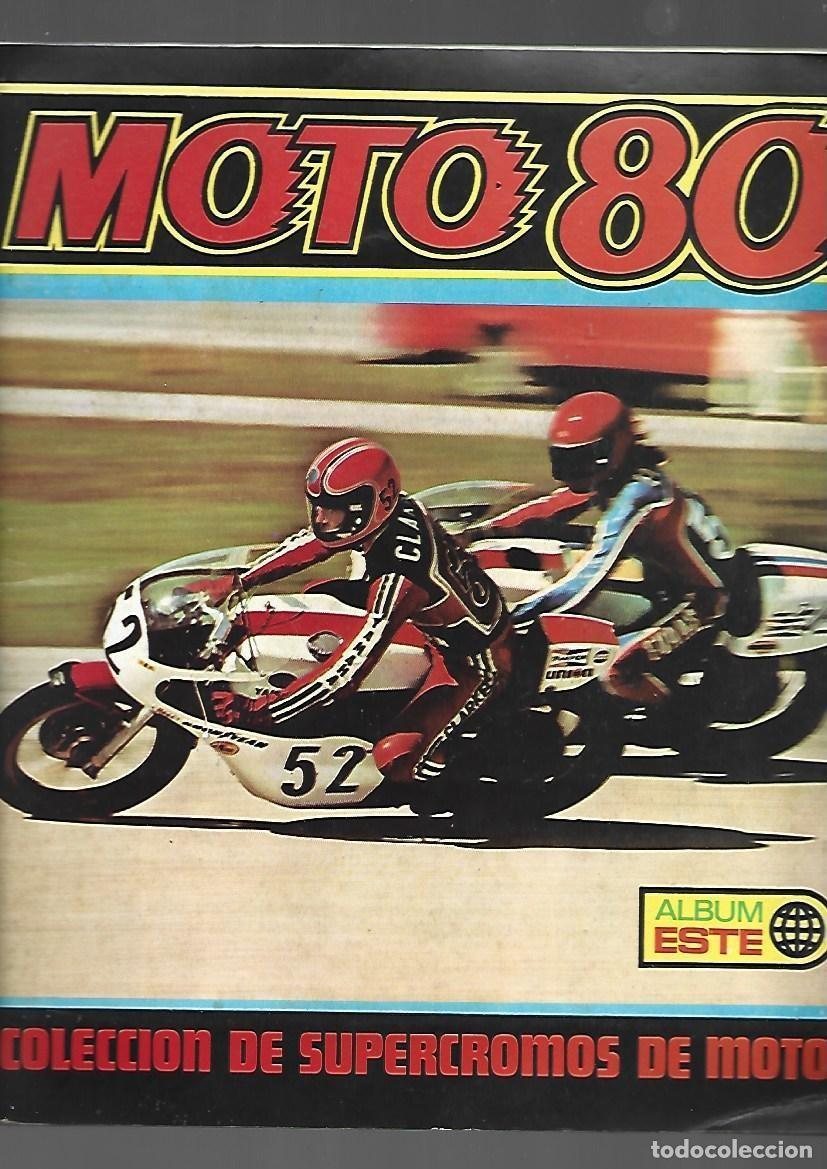 Coleccionismo &aacute;lbum: Moto 80, 1977, Este, &aacute;lbum completo, muy buen estado. Caja DA
