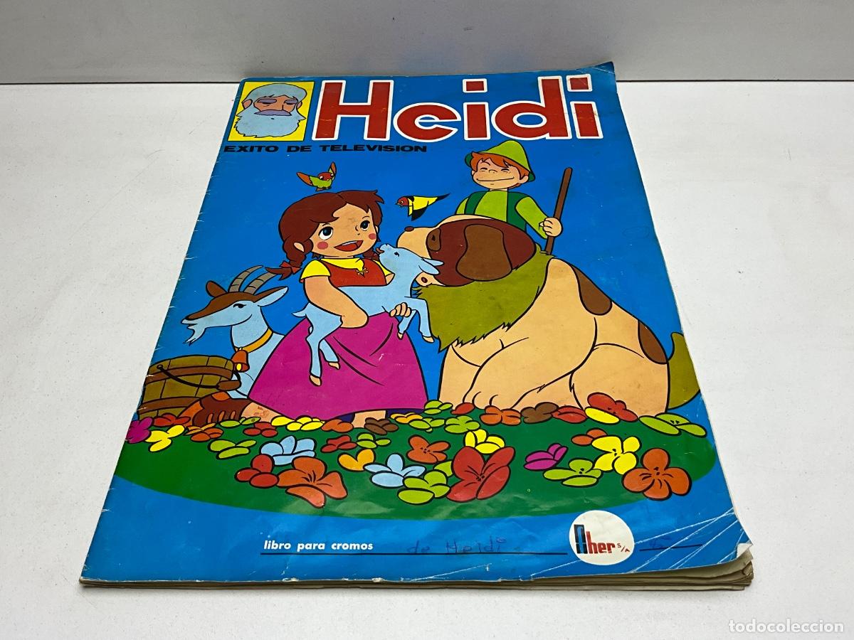 Coleccionismo &aacute;lbum: &Aacute;LBUM DE CROMOS COMPLETO - HEIDI &Eacute;XITO EN TELEVISI&Oacute;N - EDITORIAL FHER A&Ntilde;O 1975