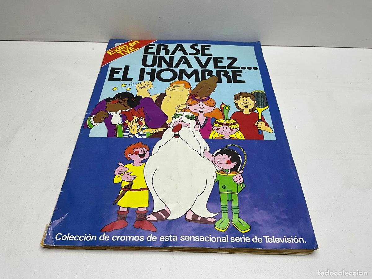Coleccionismo &aacute;lbum: &Aacute;LBUM DE CROMOS COMPLETO - &Eacute;RASE UNA VEZ UN HOMBRE SERIE TV - EDICIONES PACOSA DOS