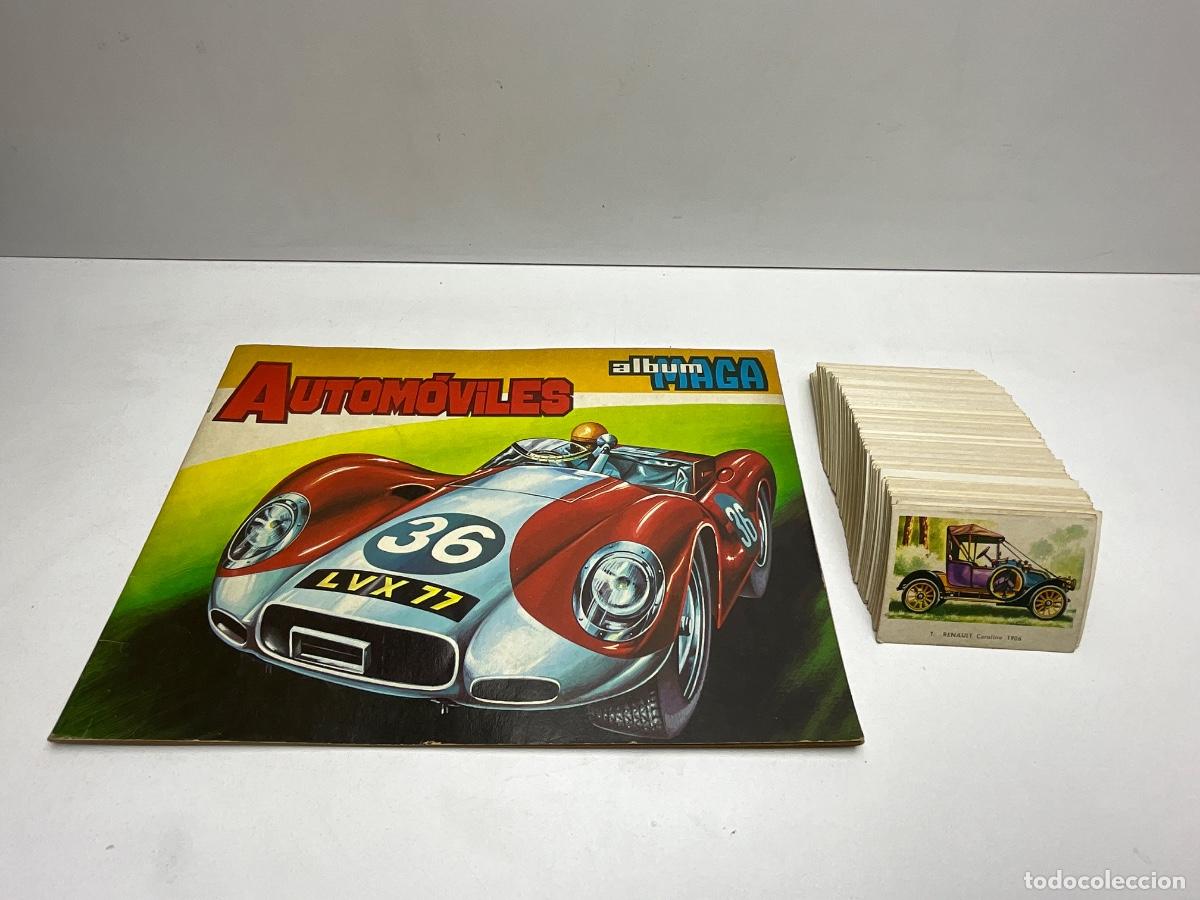 Coleccionismo &aacute;lbum: &Aacute;LBUM MAGA - AUTOMOVILES COMPLETO Y SIN PEGAR 216 CROMOS - EDITORIAL MAGA 1972