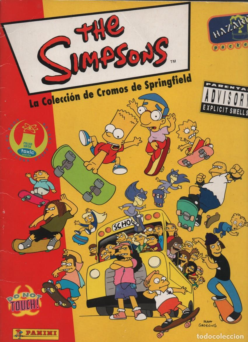 Coleccionismo &aacute;lbum: ALBUM CROMOS COMPLETO. THE SIMPSONS. LA COLECCION DE CROMOS DE SPRINGFIELD. PANINI, 1999