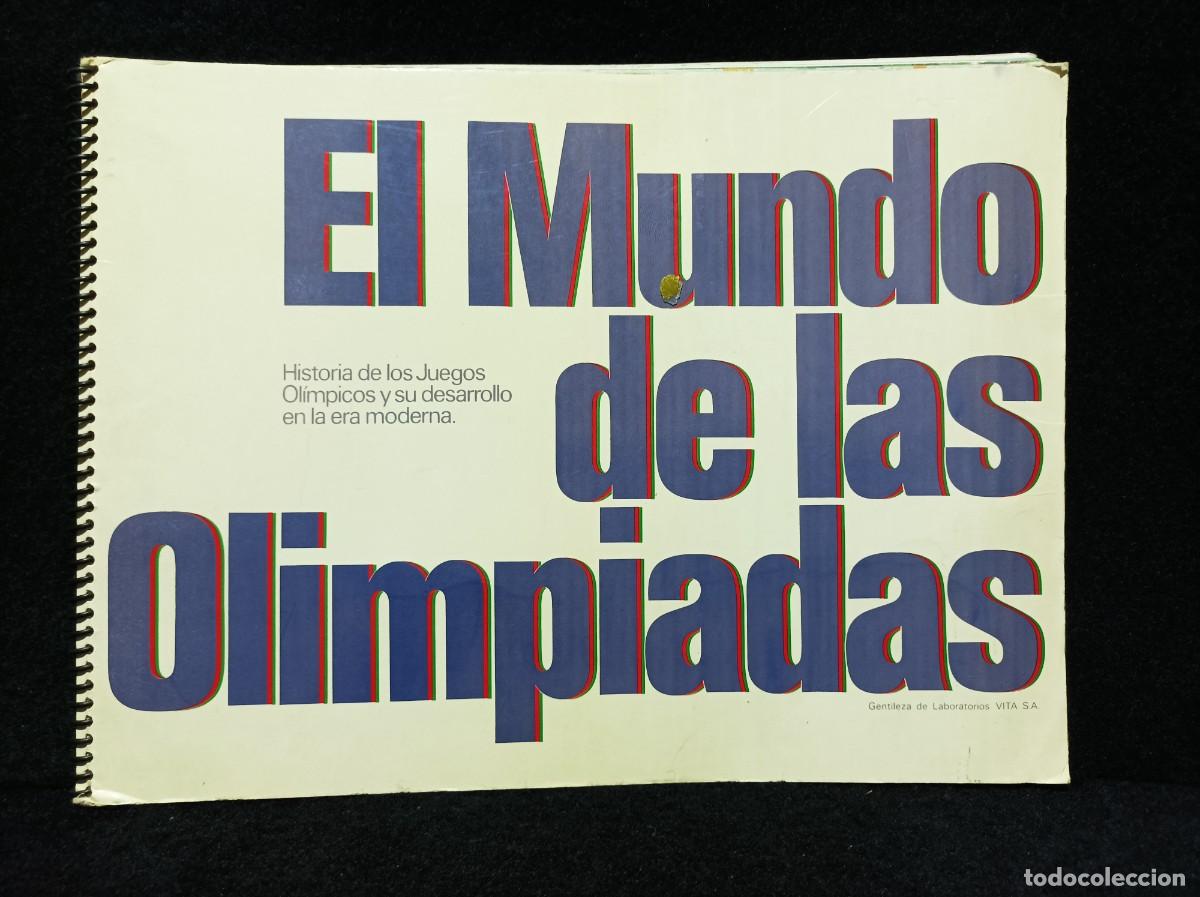 Coleccionismo &aacute;lbum: EL MUNDO DE LAS OLIMPIADAS,ALBUM COMPLETO DE CROMOS, DE LABORATORIOS VITA