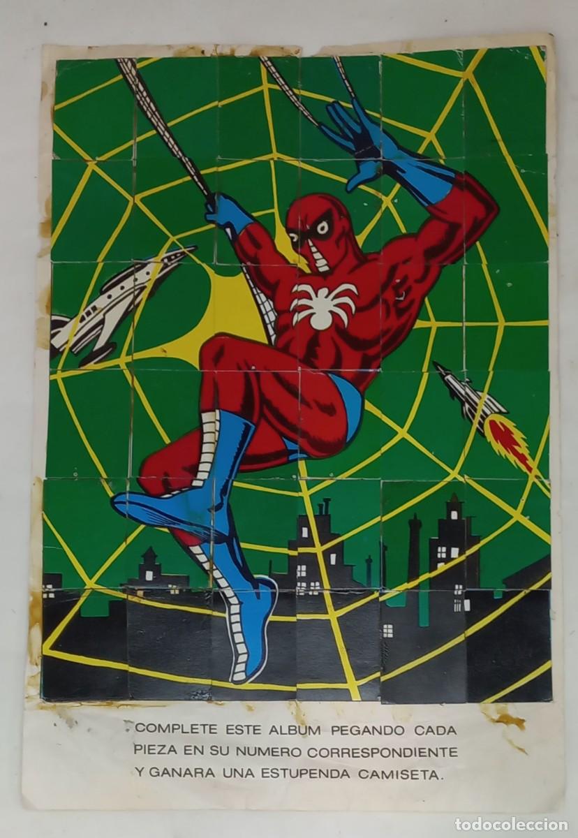 Coleccionismo &aacute;lbum: RARO Y ANTIGUO ALBUM DE CROMOS COMPLETO DE SPIDER - MAN