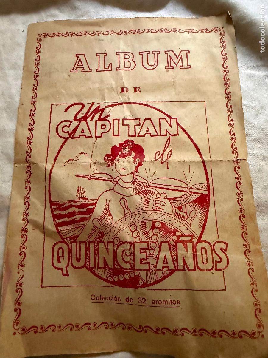 Coleccionismo &aacute;lbum: &Aacute;lbum un capit&aacute;n de quince a&ntilde;os casulleras