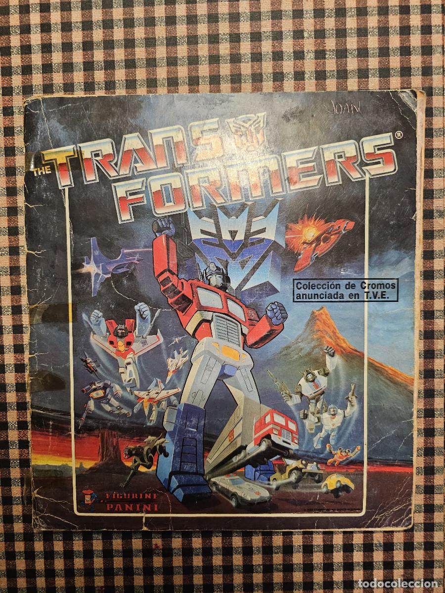 Coleccionismo &aacute;lbum: &Aacute;lbum de cromos 'Transformers' (Panini, 1986)