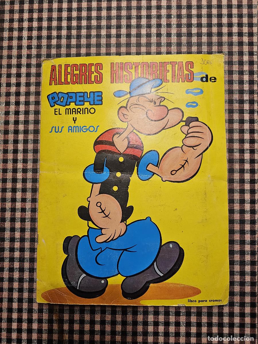 Coleccionismo &aacute;lbum: &Aacute;lbum de cromos 'Popeye el marino y sus amigos' (FHER, 1982)