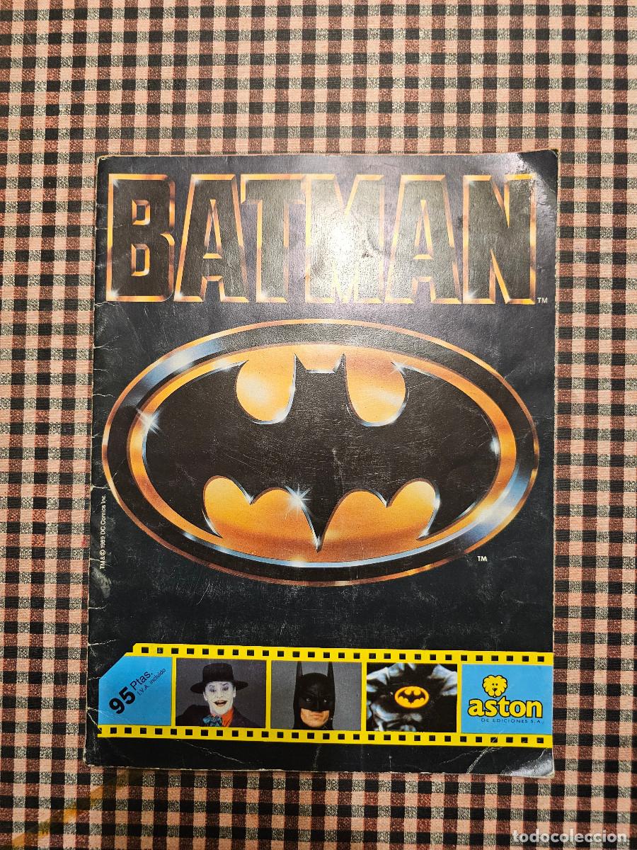 Coleccionismo &aacute;lbum: &Aacute;lbum de cromos 'Batman' (Aston, 1989)