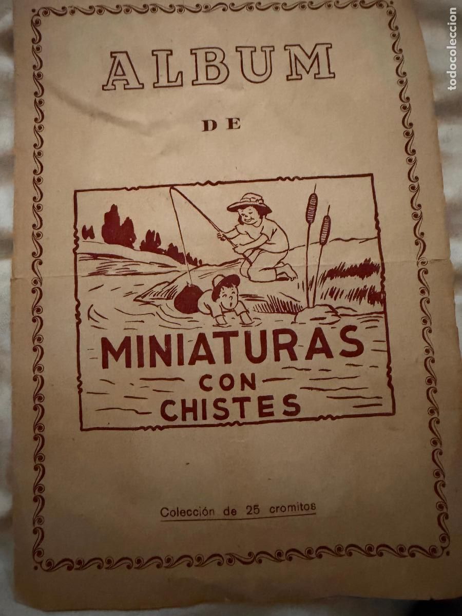 Coleccionismo &aacute;lbum: &Aacute;lbum miniaturas con chistes casulleras