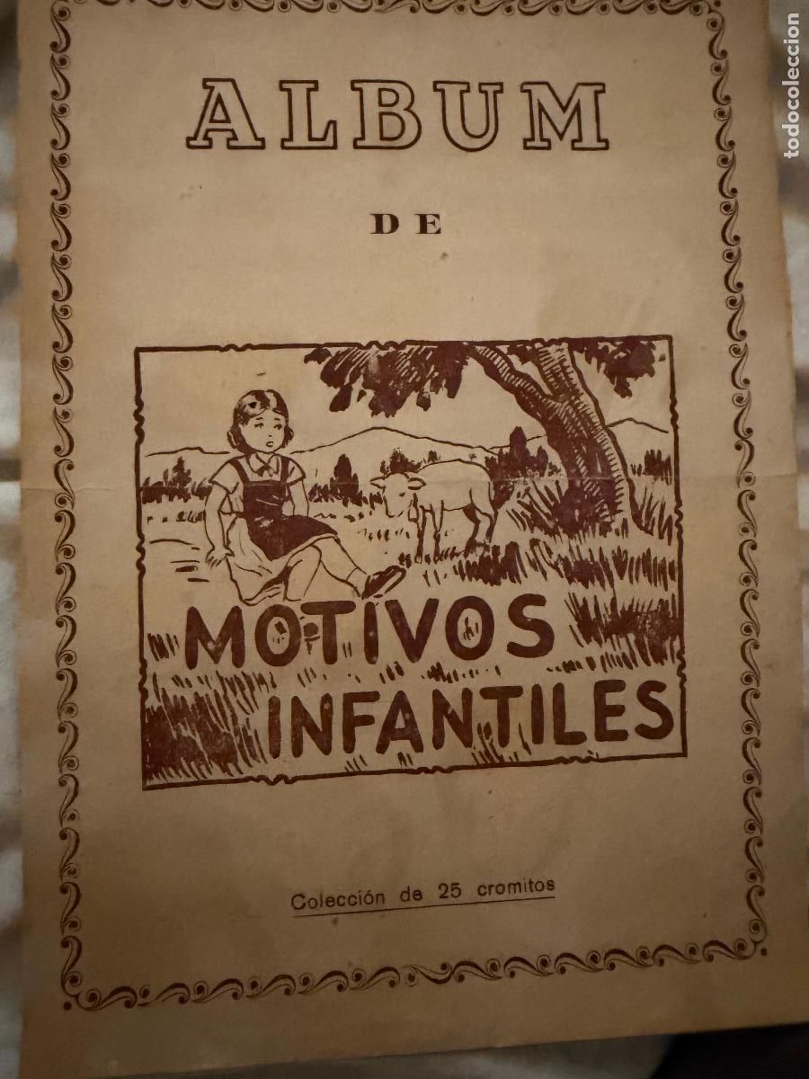 Coleccionismo &aacute;lbum: &Aacute;lbum motivos infantiles casulleras