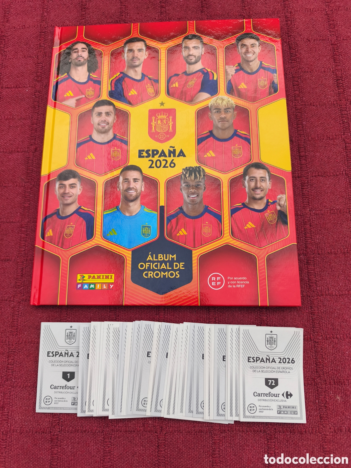Collectable Albums: ALBUM OFICIAL DE CROMOS DE FUTBOL SELECCI&Oacute;N ESPA&Ntilde;OLA ESPA&Ntilde;A 2026 CARREFOUR PANINI ALBUM COMPLETO