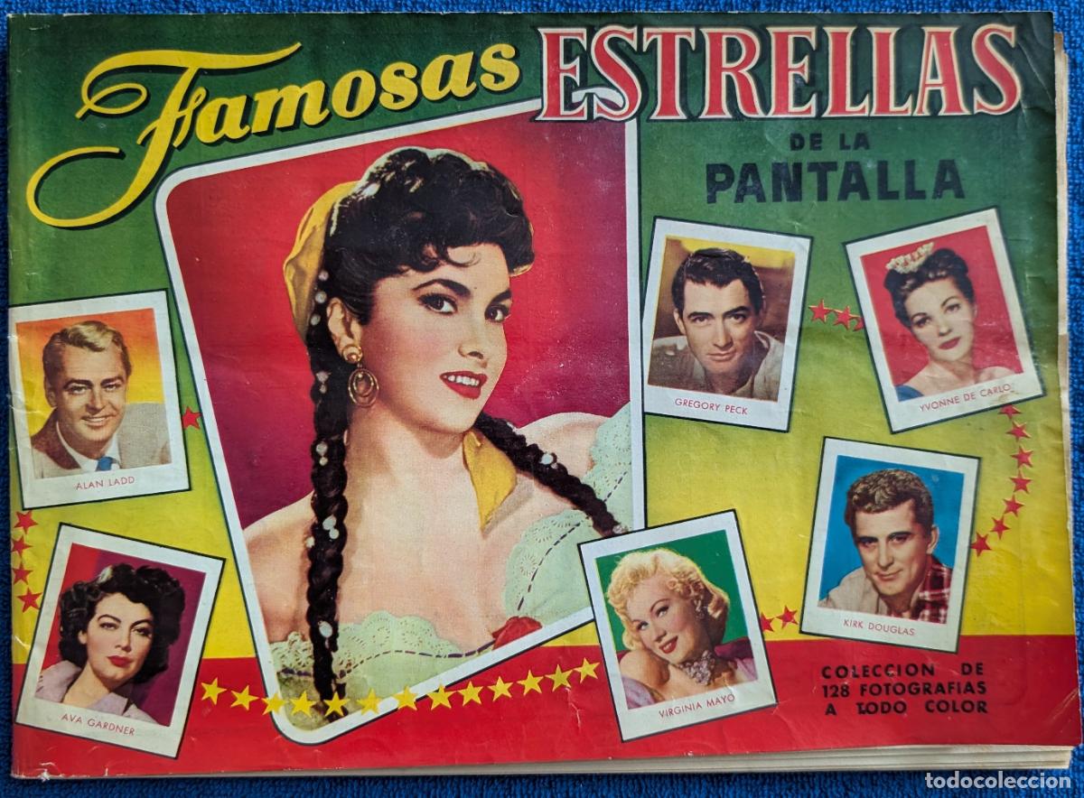 Collezionismo &Aacute;lbum: Famosas estrellas de la pantalla - Bruguera (1955) &iexcl;Completo!
