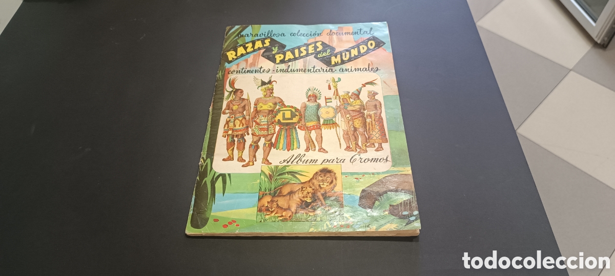 Coleccionismo &aacute;lbum: ALBUM - &rdquo; RAZAS Y PAISES DEL MUNDO Y EL TRAJE A TRAVES DE LOS TIEMPOS &rdquo; - COMPLETO - 456 CROMOS -