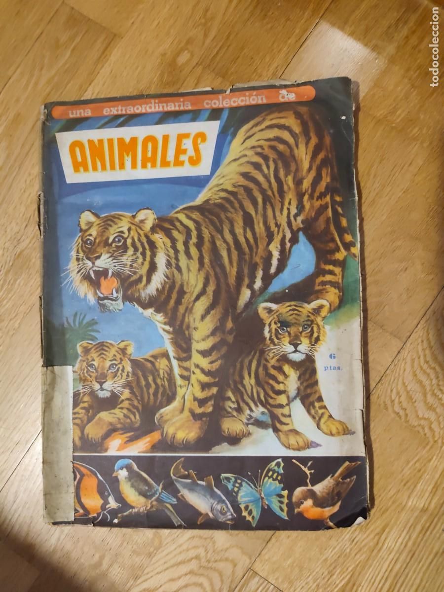 Coleccionismo &aacute;lbum: &Aacute;lbum Album Una extraordinaria colecci&oacute;n de animales, completo 450 cromos Fher 1961