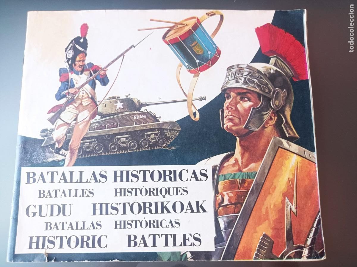 Coleccionismo &aacute;lbum: &Aacute;lbum de cromos completo batallas hist&oacute;ricas