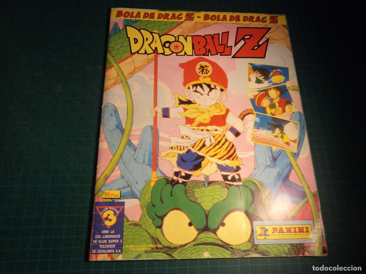 Coleccionismo &aacute;lbum: Dragon Ball Z. Completo. Panini. Tiene suelta la hoja central.