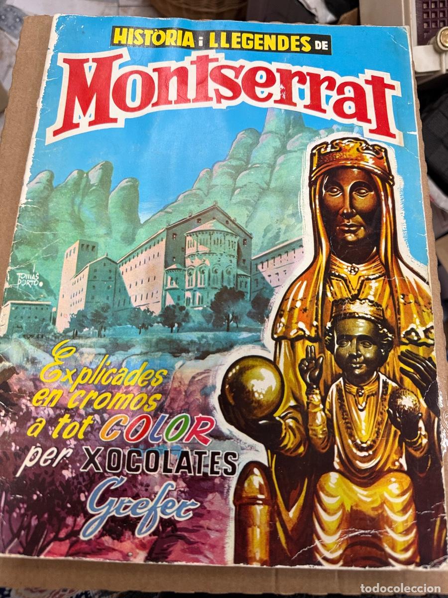 Coleccionismo &aacute;lbum: HISTORIES I LLEGENDES DE MONTSERRAT. XOCOLATES GREFER Antiguo album de cromos completo